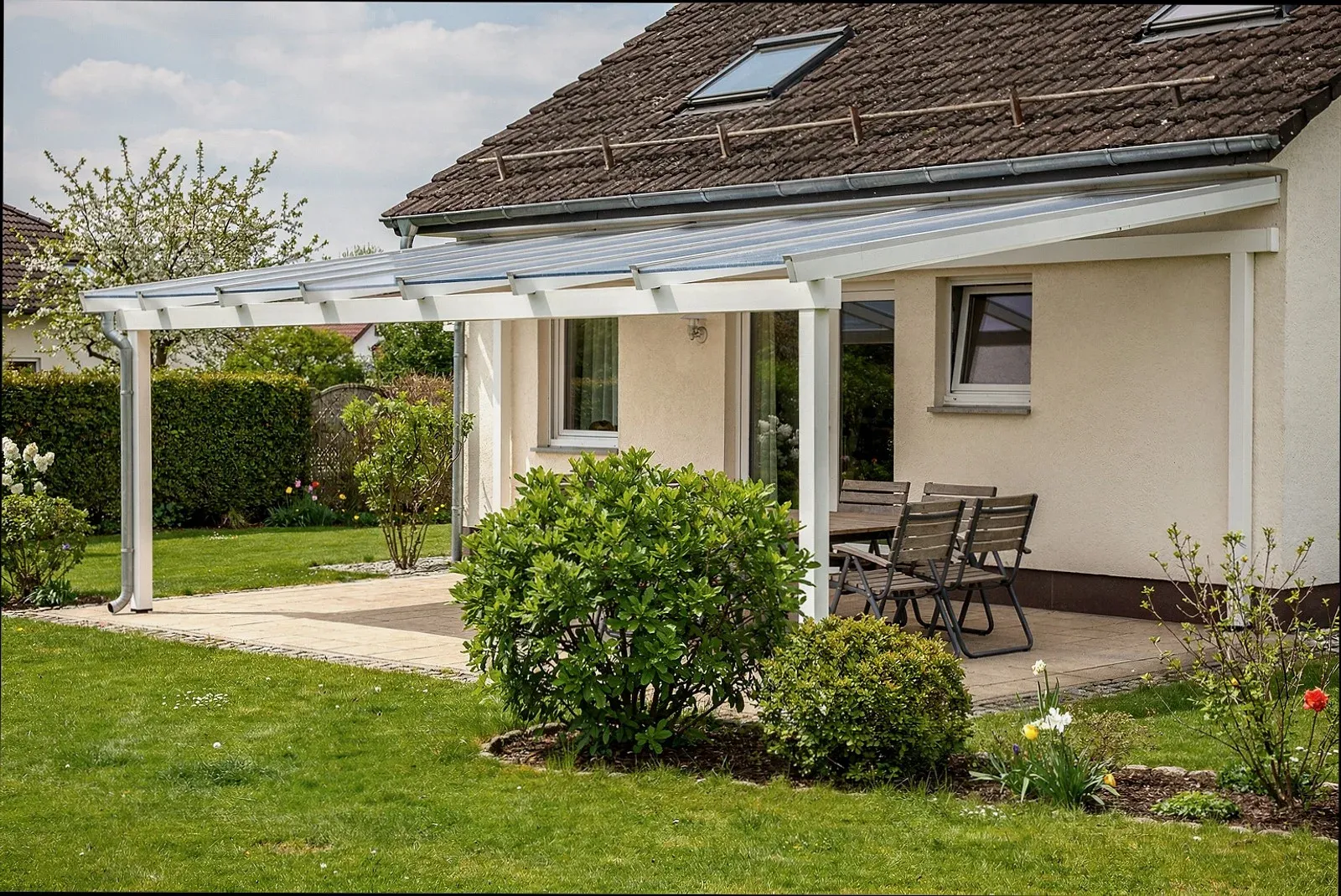 Alu-Terrassenüberdachung in Bielefeld